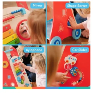 Caminadora de madera para bebe motricidad Montessori