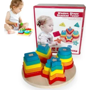 Juego de encaje motriz estrella Montessori